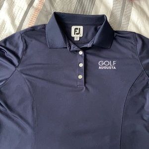 Medium Dark Blue Footjoy Golf Shirt